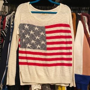 american flag sweater.